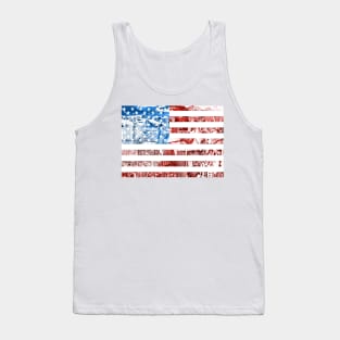 usa flag Tank Top